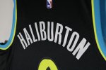 Maillot de Basket #0 Haliburton Indiana Pacers 23-24 city Imprimé